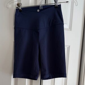 Women's Yogalicious Navy Blue Shorts